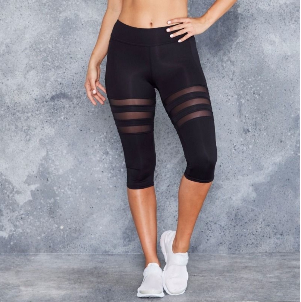Blackmilk sporty stripes combat pants